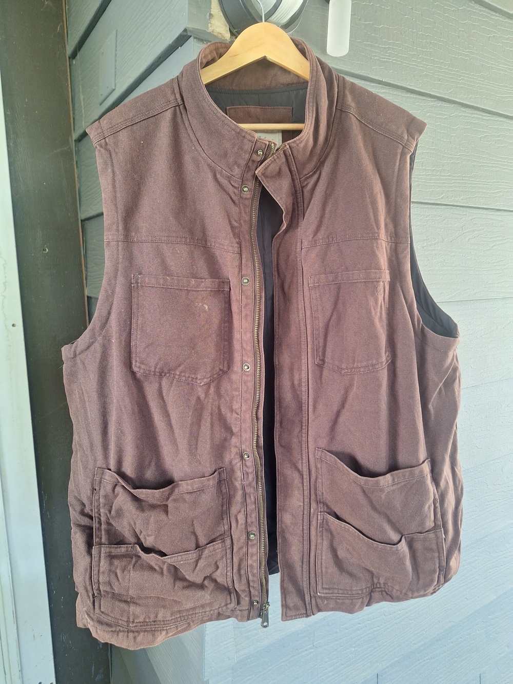 Women's Sleeveless Utility Vest - Brown